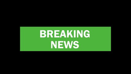 futuristic breaking news opener with 3d badge. tv broadcast breaking news intro with 3d headlines and digital globe. ultra hd 3d breaking news intro design animation. - Powered by Adobe