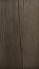 Close-up of cracked wooden surface with vertical grain texture for natural background, design template, wall or flooring material.
