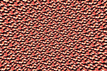 Abstract orange red bumpy texture background with black shadows and bright highlights full frame organic pattern