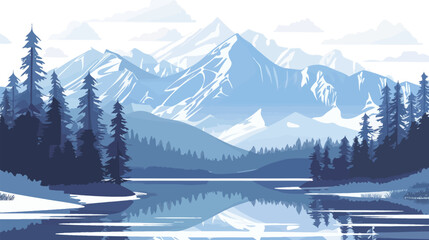 Trendy nature-inspired graphic design with organic shapes and modern aesthetic