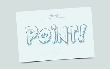 Hand Drawing Pencil Style Text Effect Editable
