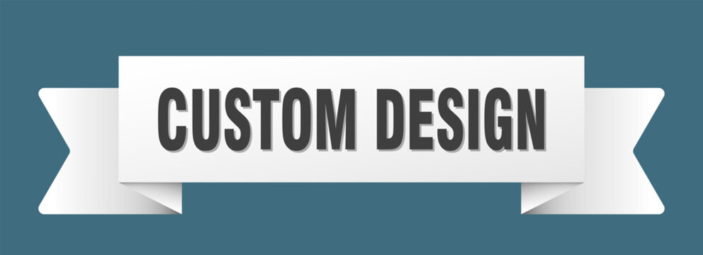 custom design ribbon isolated on transparent background. custom design ribbon