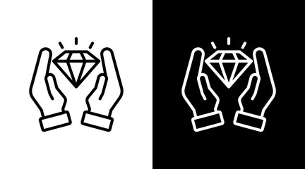 Obraz premium Value Proposition With Icon Set Design