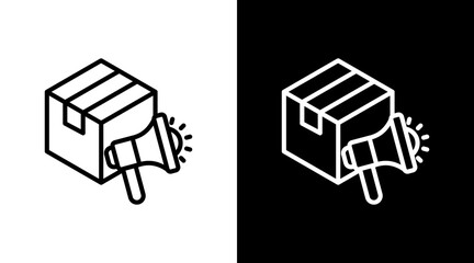 Product Promotion With Icon Set Design