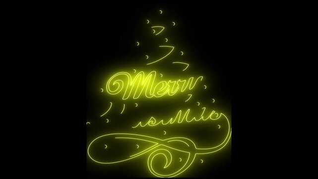 Abstract vector Christmas tree illustration for a festive winter holiday decoration design