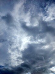 Fototapeta premium Dramatic Cloudy Sky with Soft Light