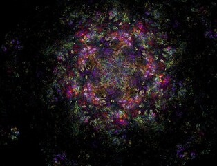 Imaginatory fractal abstract background Image