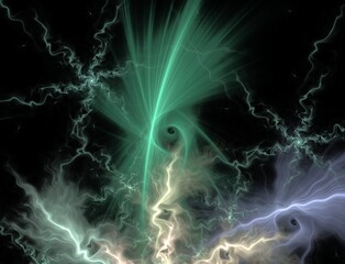 Imaginatory fractal abstract background Image
