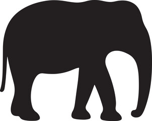 Stylized elephant illustration in vibrant colors