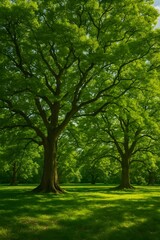 trees in the park