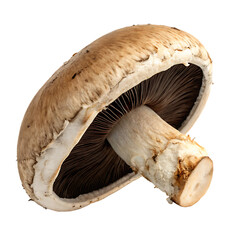 Mushrooms isolated on a transparent background
