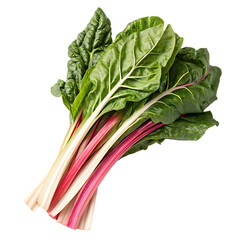 Fresh green lettuce isolated on a transparent background
