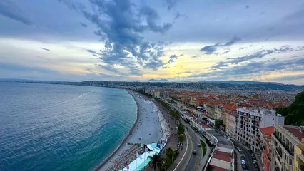 Tableau sur plexiglas Par pièce Nice, French Riviera, Provence-Alpes-Côte d'Azur,  Mediterranean Sea  © SEMRA
