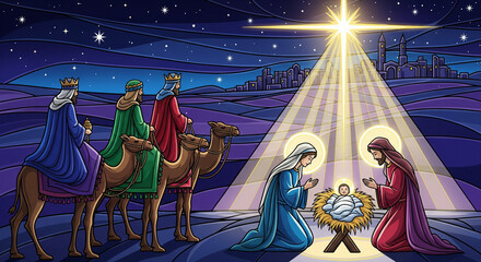 christmas nativity scene