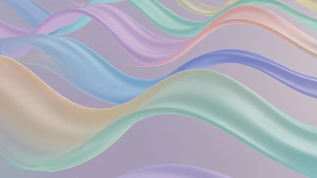 Colorful abstract blue background vector illustration with flowing light lines and wavy pattern design