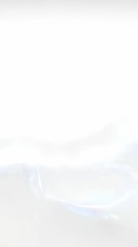 Digital abstract motion graphic showing a smooth, invisible wave dynamically cleaning and resetting a pure white surface back to absolute maximal blankness software, smooth motion, corporate
