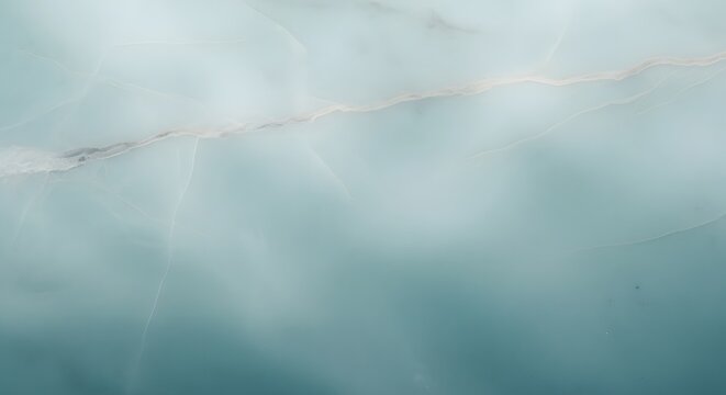 Marble Veins: Blue ocean waves reflect the light of the abstract sky and dark clouds