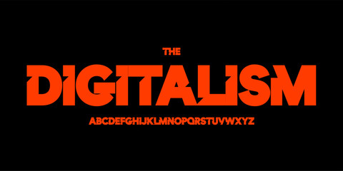 Retro arcade logo font, heavy sharp font. Bold geometric typeface for brutal cinematic headline, synthwave poster, EDM cover, horror stream, retro action title, arcade branding. Vector typography