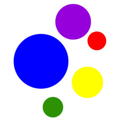 abstract colorful icons 