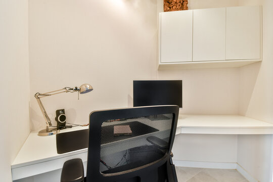 Modern minimalist workspace with sleek design