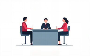 Meeting icon set. Business conference for finding solution, strategy and development symbol isolated on white background. High quality