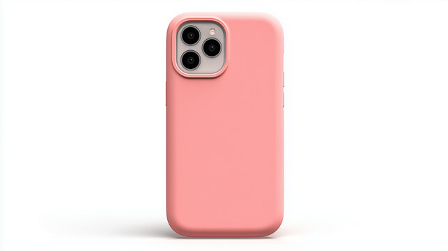 Pink iphone case silicone protective cover phone accessory mobile device stylish design trendy phone case 11 pro