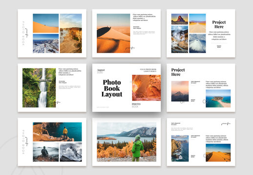 Photo Book Landscape Template