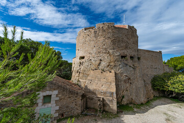 Fort Sainte-Agathe on the island of Porquerolles, France