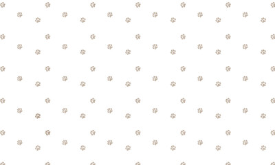 シンプルでカワイイ♫キャンバス地テクスチャの動物の足跡柄デザイン背景壁紙