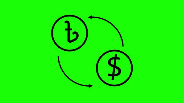 Bangladeshi taka and us dollar currency exchange rates isolated on transparent background