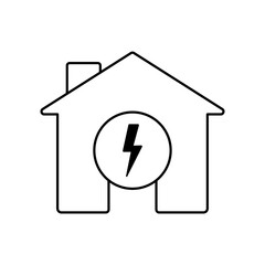energy icon outline editable stroke line drawing eps.