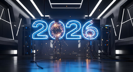 The Future of Innovation: Scientists Working in a 2026 Research Facility.