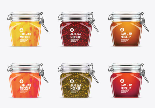 Jam Jar Mockup