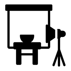 Fototapeta premium studio Solid icon