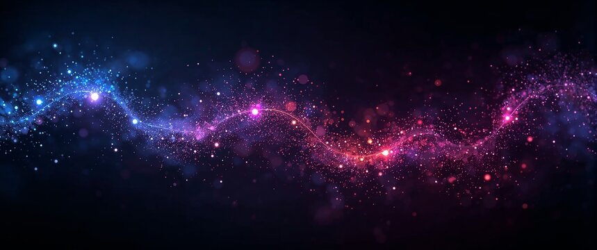 Particle burst swirl all color flare design background