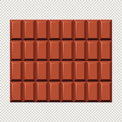 Chocolate bar vector art illustration design