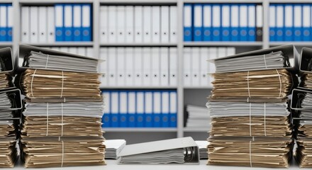 Office Overload Documents  Binders.