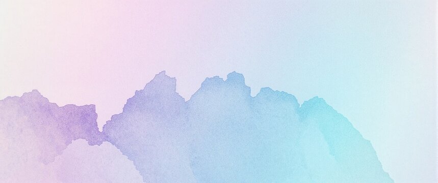 Watercolor prism shard pulse circle arc iridescent pastel design background