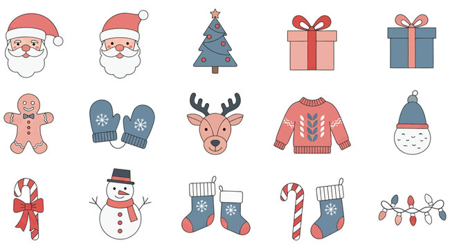 Minimal vector illustration bundle featuring elegant animal silhouettes, festive botanical frames, seasonal greeting cards, abstract conceptual collages, and refined modern design assets for Adobe Sto