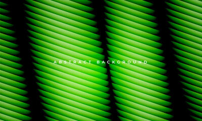 Modern abstract background with diagonal stripes and black and green gradient. Vector illustration