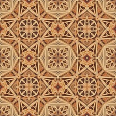 Desert Sand Moroccan Hijab Pattern with Warm Earth Tones
