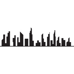Obraz premium Modern City skyline . city silhouette. vector illustration