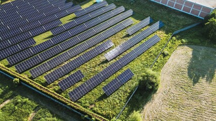 Industrial solar plant with eco friendly technology