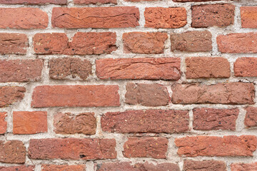 Grunge Brick wall background. Textured background of brick wall. Wallpaper texture. 