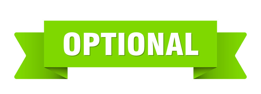 optional ribbon isolated on transparent background. optional ribbon