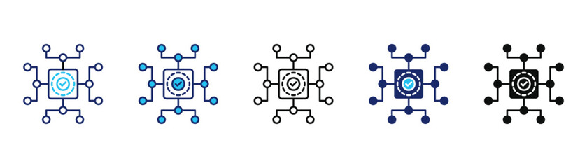 Digital icon pack in multiple styles