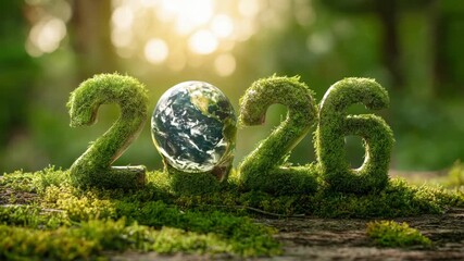 Welcoming 2026 with a message of hope and sustainability, highlighting the beauty of nature and the importance of global unity for the new year ahead