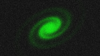 Green Spiral Texture Background, Abstract Grainy Gradient Effect