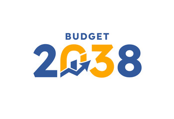 Budget 2038 logo design, 2038 budget banner design templates png