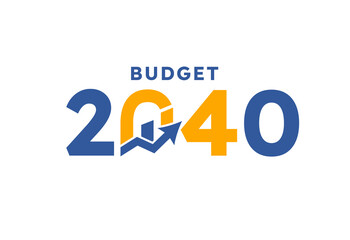 Budget 2042 logo design, 2042 budget banner design templates png